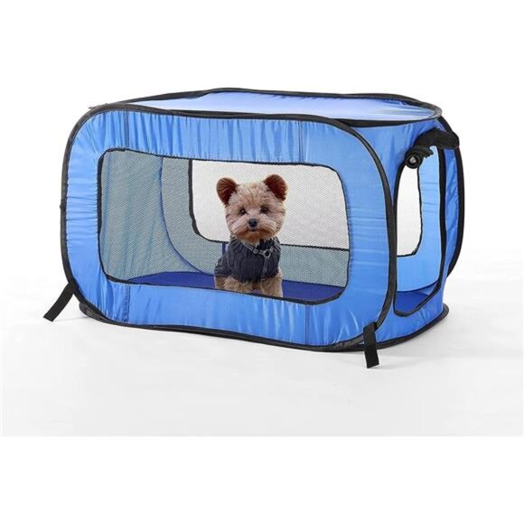 Pop Up Kennel, Portable, Collapsible,Pet,Cat and Dog Crate, 32.5"Lx19.5"Wx19.5"H - Picture 2 of 7